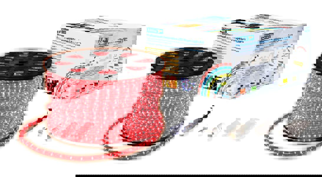 Eagle Red 90M Static Led Rope Light