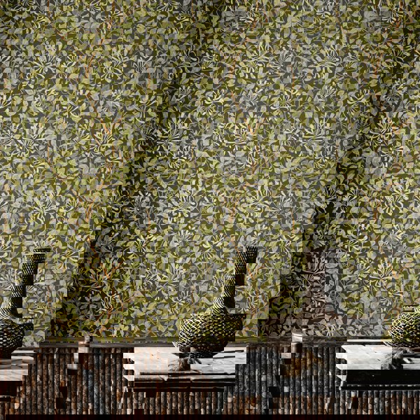 Hoopla Walls Honeysuckle Leaf Trail - Chalkboard 10m Wallpaper