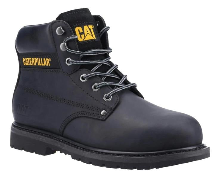 Caterpillar PowerPlant Mens SB Safety Classic Steel Toe Work Boots