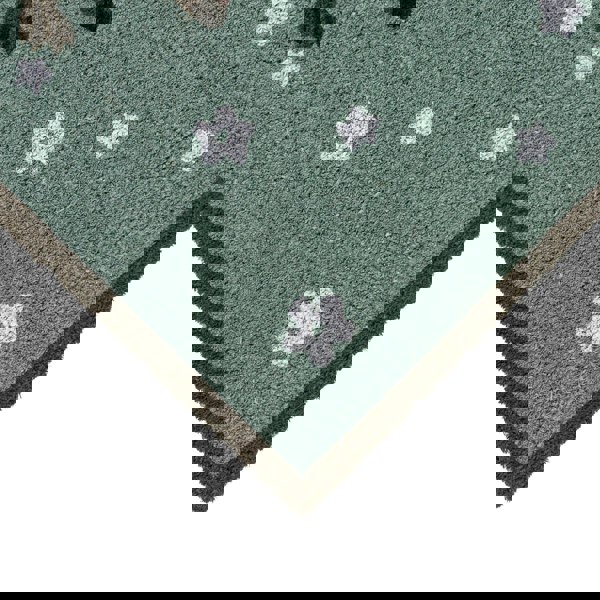 JVL Eco-Friendly Latex Backed Coir Entrance Doormat, 45x75cm - Hedgehog