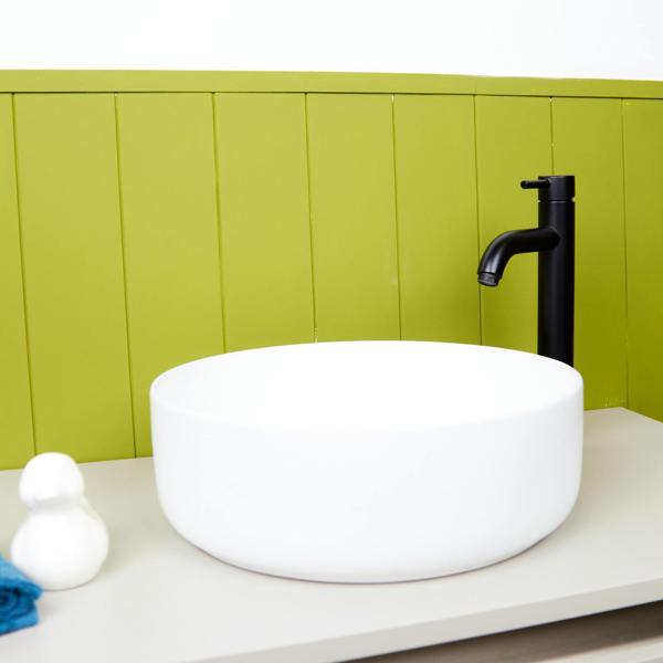Flode Kumla | High Rise Mono Basin Mixer Tap | Matt Black