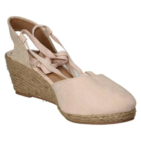 Savannah Ladies Savannah High Espadrille Wedge Sandals F2294