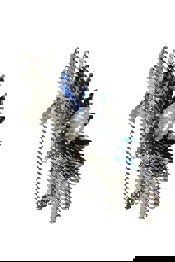 Paulo Due Diamante Daisy Style Flower Brooch