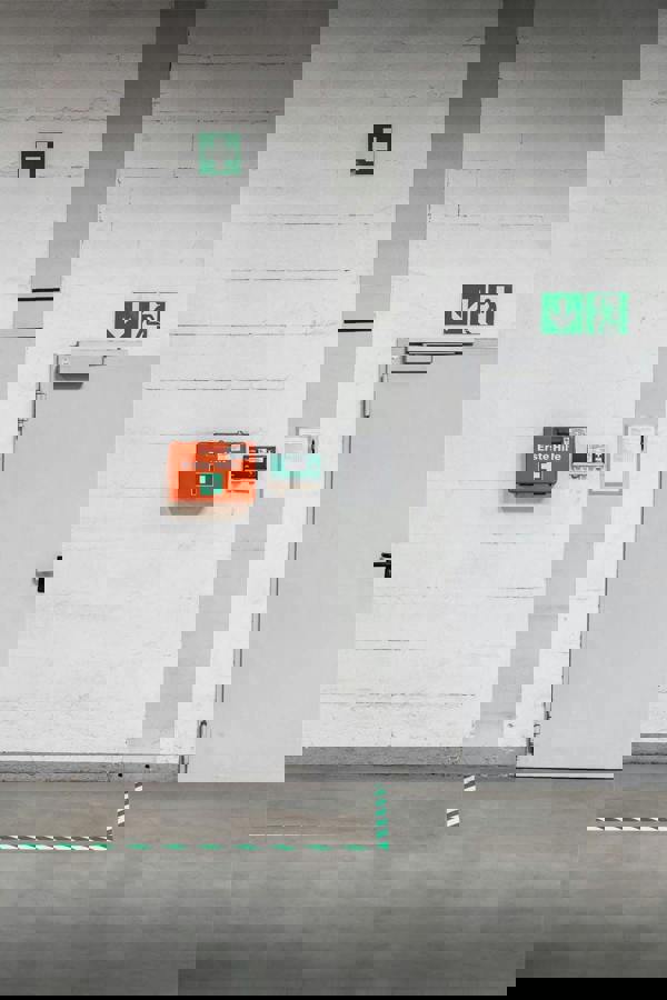 Durable DURALINE Safety Non-Slip Hazard Warning Tape | 50mm x 30m | Green/White