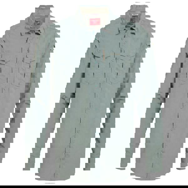 Craghoppers Mens Adventure III Nosilife Long-Sleeved Shirt - Lichen Green