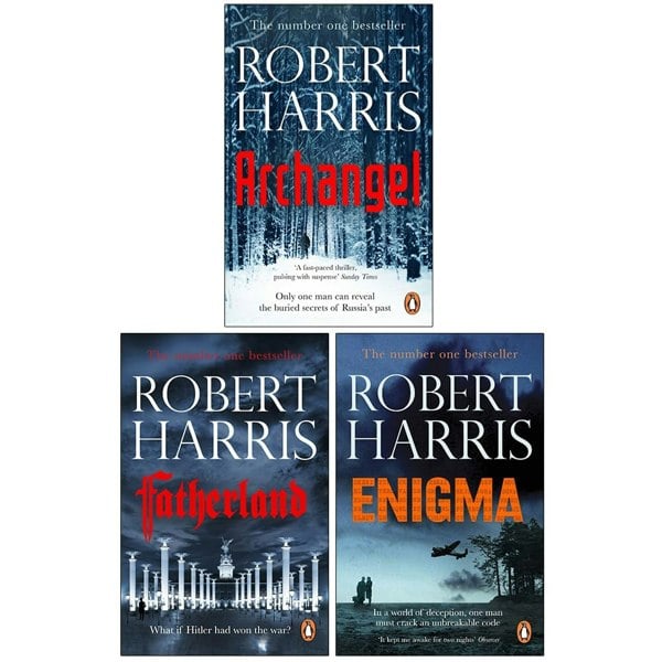 Robert Harris Collection 3 Books Set (Enigma, Fatherland, Archangel)