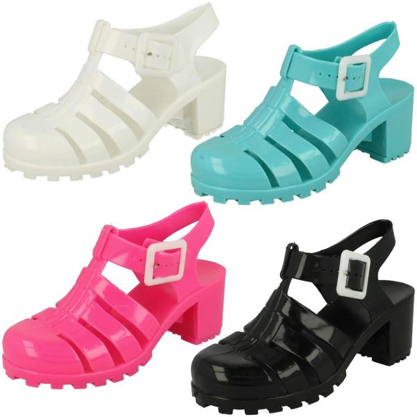 Spot On Girls Spot On Heeled Jelly Shoes H3042