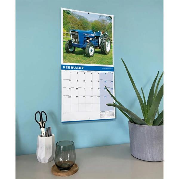 Vintage Tractors Calendar 2027, Wall Calendars, Month To View, Transport, Gift