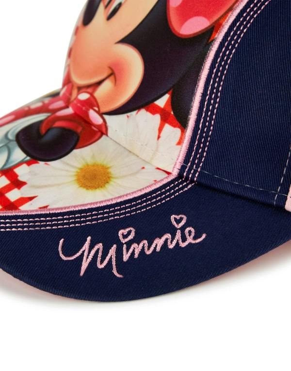 Disney Minnie Mouse GirlsPink Snapback Curved Peak Cap