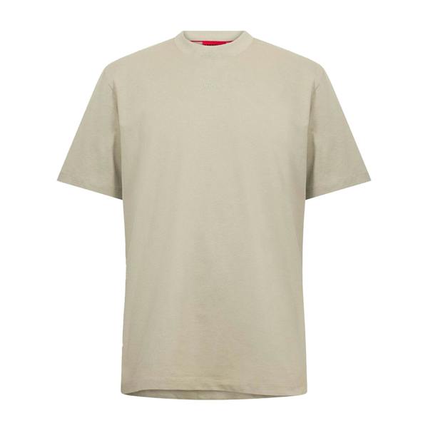 Hugo Boss Mens Heavyweight Relaxed Fit T-Shirt - Beige - 