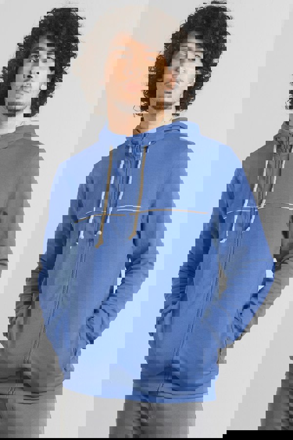 ENORSIA Heavy Jersey Zip Through Hoodie