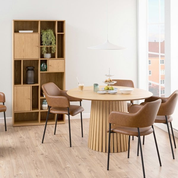 Furniture To Go Christo Round Dining Table in Oak