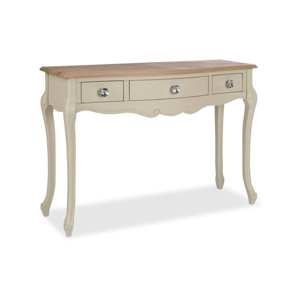 Statement Furniture Juliette French Dressing Table with Drawers and Crystal Handles