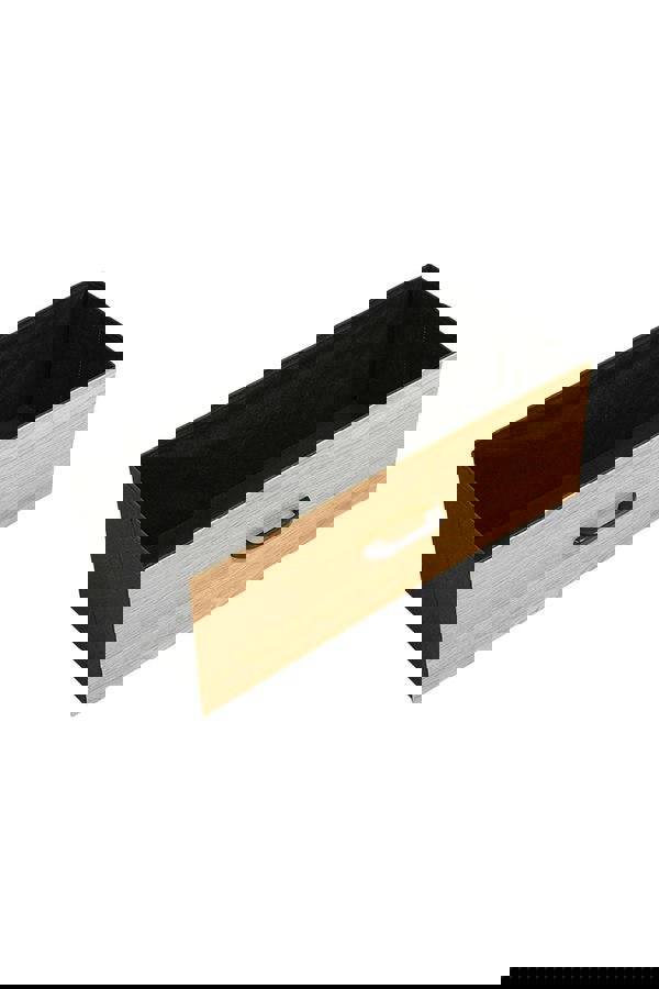 Living and Home Freestanding 4-Drawer Wood and Fabric Storage Cabinet