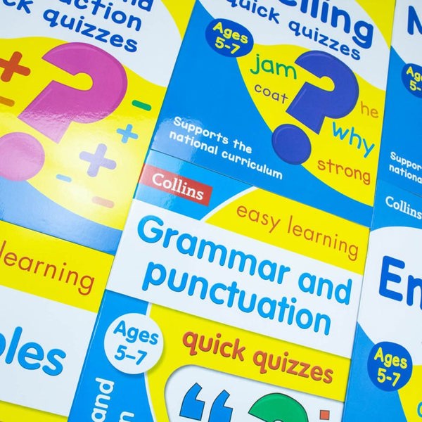 Easy Learning Starter Set Ideal for home learning 6 Books Collins Easy Learning KS1 - Ages 5-7