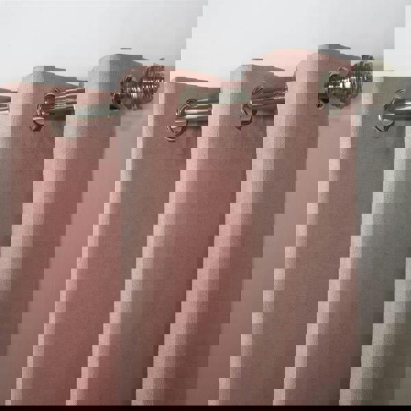 Luxury Living Velvet Chenille Ring Top Curtains