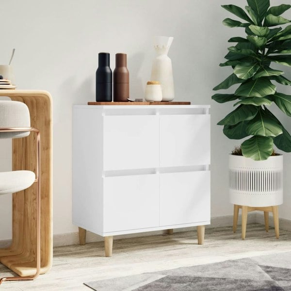 Berkfield Sideboard White 60x35x70 cm Engineered Wood