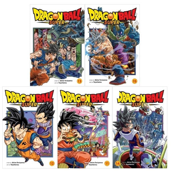 Dragon Ball Super Series (Volumes 11-15) Collection 5 Books Set by Akira Toriyama
