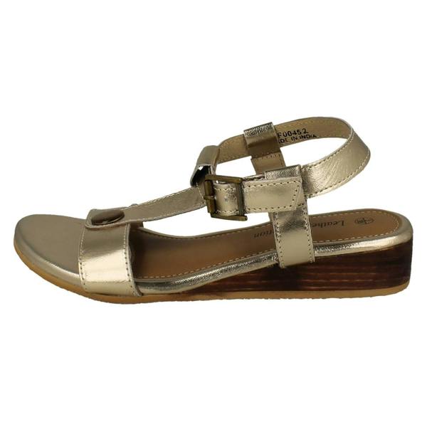 Leather Collection Ladies Leather Collection T-Bar Sandals F00452