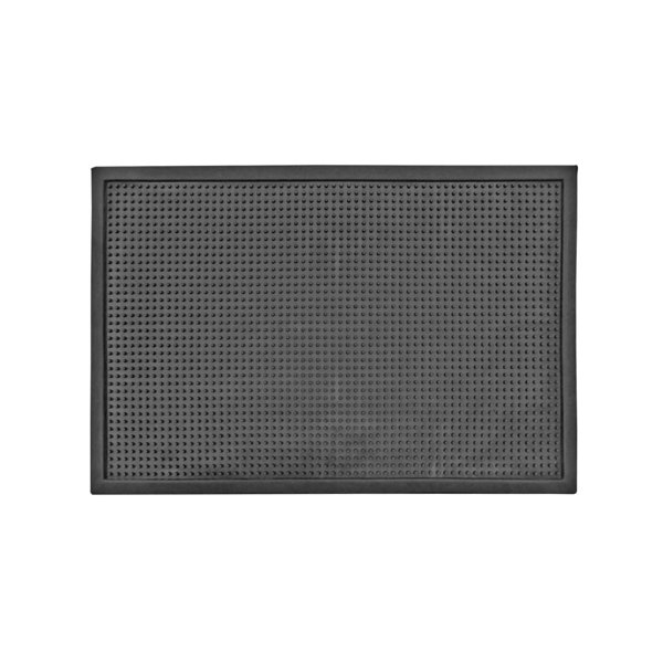 Oseasons Dot Small Sanitizing Doormat in Black