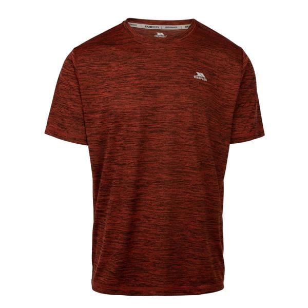Trespass Mens Kearsley Active Top - Burnt Orange Marl - 
