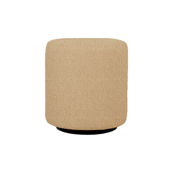 Ben Round Stool - Cologne Latte