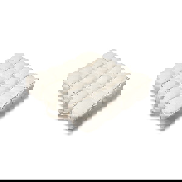 Snug City Quilted 9 Button Seat Pad Cushion Booster 100% Cotton Cover 45cm Square