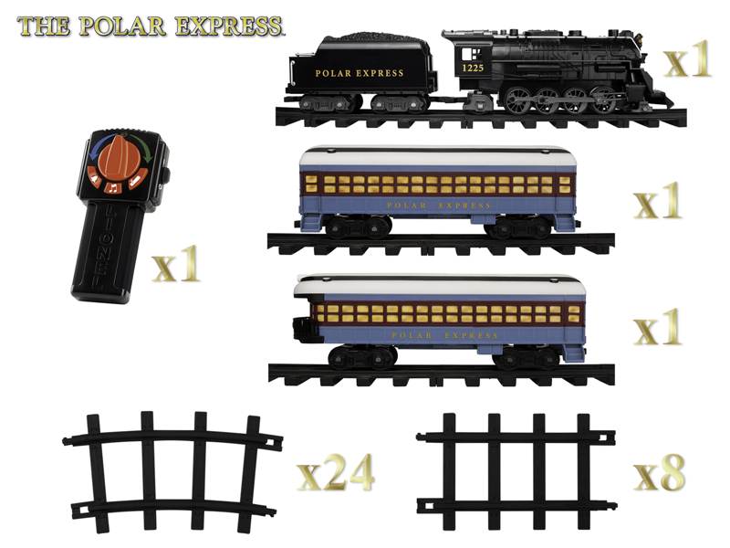 Lionel The Polar Express 37-piece Remote Controlled Train Set