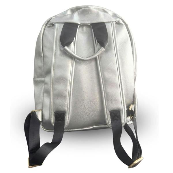 Onomato! Disney Mickey Mouse Backpack with Adjustable Padded Straps Silver