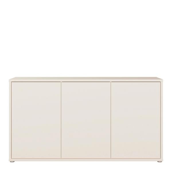 Furniture To Go Alice Springs 3 Door Sideboard with Push-to-Open Doors and Drawer in Sand