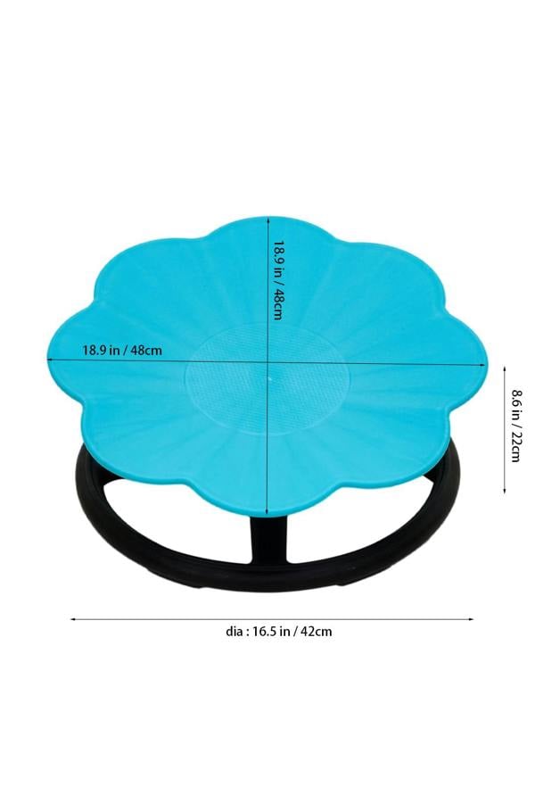 Living and Home Flower Sensory Balance Training Spinning Chair for Kids