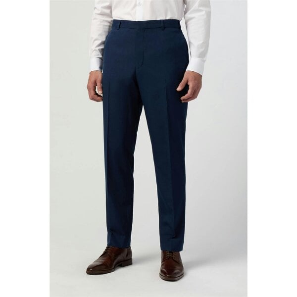 Limehaus Regular Fit Blue Trousers