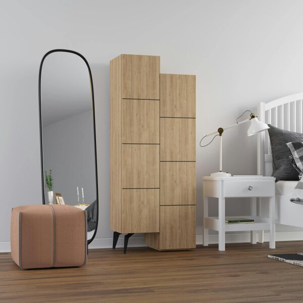 Decortie Stair Modern Storage Cabinet Multipurpose