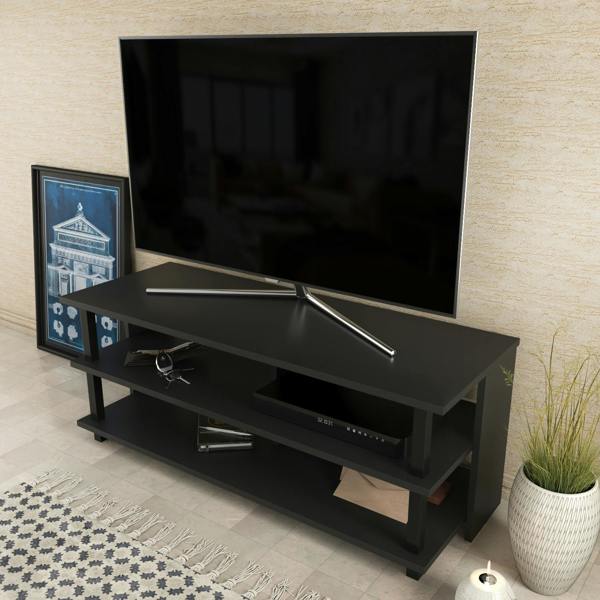 Decorotika Pueblo Modern Tv Stand TV Cabinet for TV's up to 55"