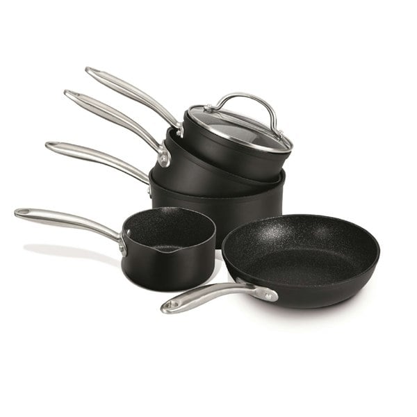 Prestige Scratch Guard Pan Set with Milk Pan Non Stick Cookware - Pack of 4