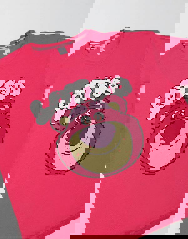 Disney Womens Pink Lotso Short Sleeve Long Leg Pyjama Set