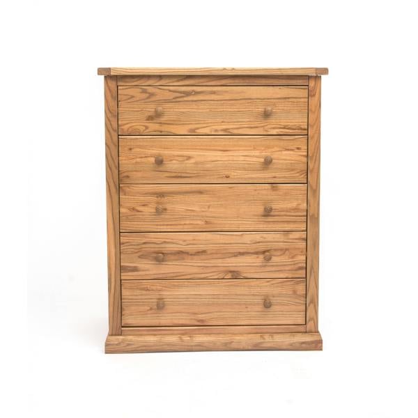 Salerno 5 Drawer Chest of Drawers Wood Knob