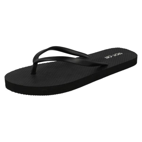 Spot On Ladies Spot On Toe Post Flip Flops