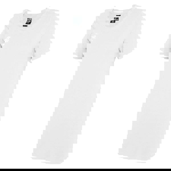 Umbro Womens/Ladies Club Leisure T-Shirt - White/Black - 