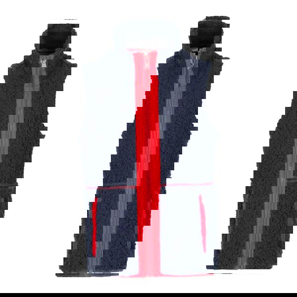 Trespass Childrens/Kids Talant Fleece Gilet - Navy/Red - 