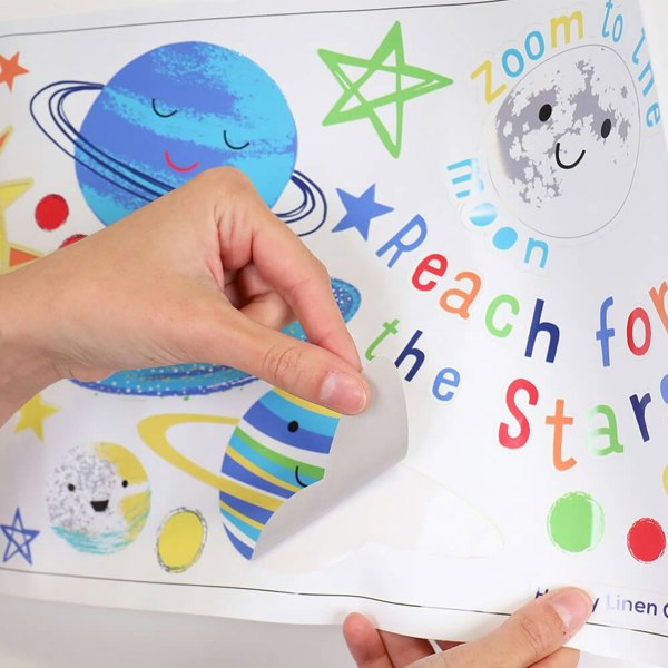 Space Explorer Wall Stickers - Happy Linen Company