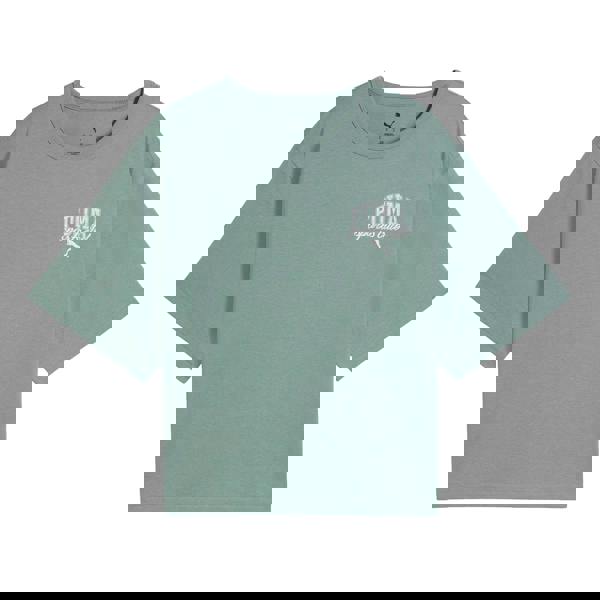 Puma Womens/Ladies Class Cropped Relaxed Fit T-Shirt - Green - 