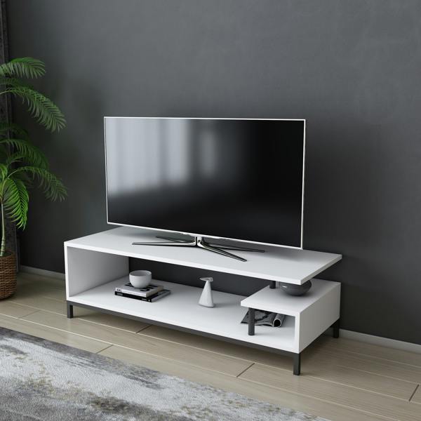 Decorotika Reilly Modern Tv Stand TV Cabinet for TV's up to 55"