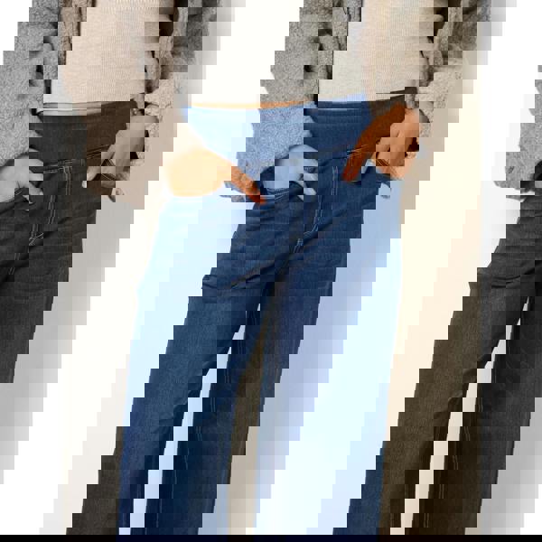 Blue Vanilla Multi Stretch Deep Waistband Trousers