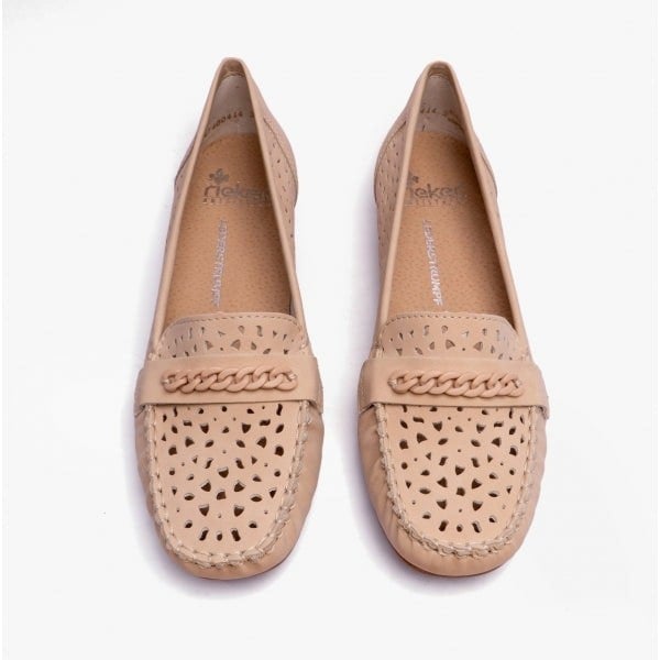 Rieker 40068-60 Womens Shoes - Beige