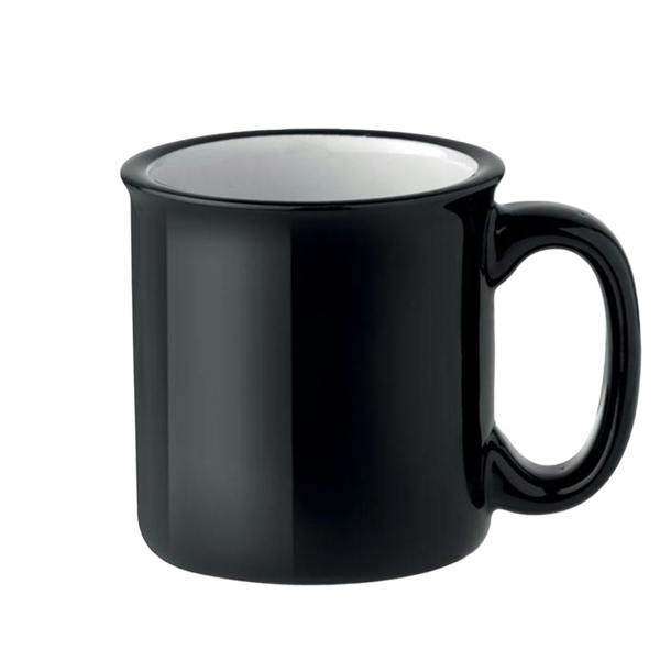 MidOcean Tweenies Vintage Ceramic 240ml Mug - Black - 