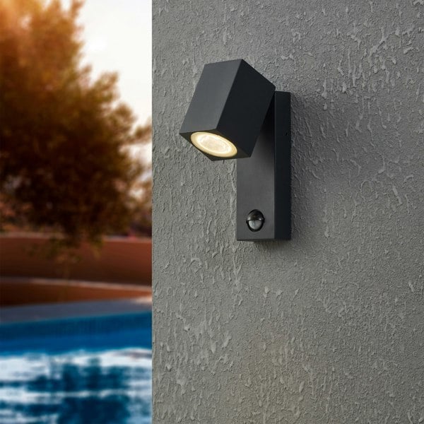 EGLO Sakeda Outdoor Wall Light Anthracite
