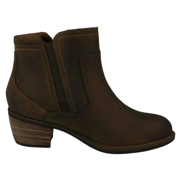 Clarks Ladies Clarks Waterproof Ankle Boots Neva Zip WP