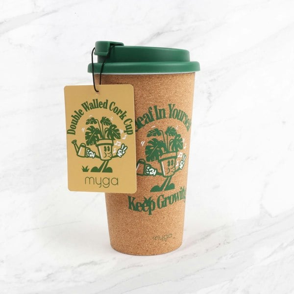 Myga Double-Walled Cork Travel Cup