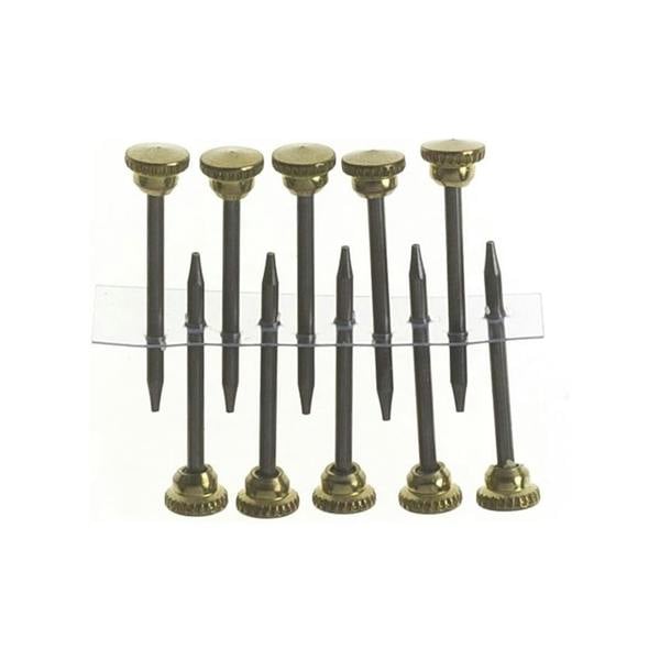 X Picture Hooks No 3 Brass Plated 3pk - One Colour - 